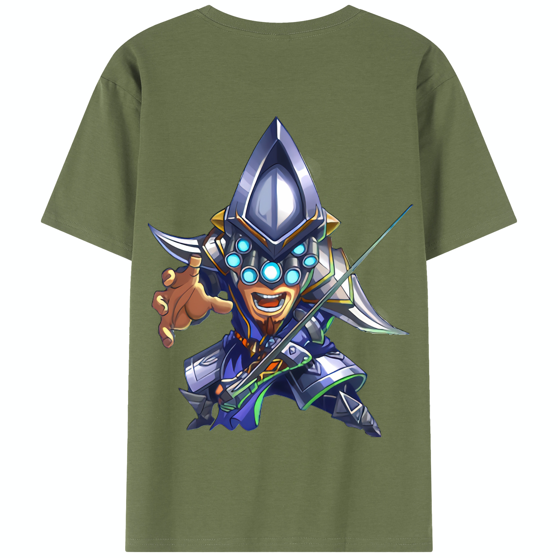 リーグ・オブ・レジェンド League of Legends LOL 綿100％半袖Tシャツ（背面プリント）